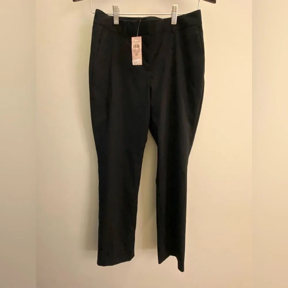 Ann Taylor Curvy straight leg Black Pants 0 Petite